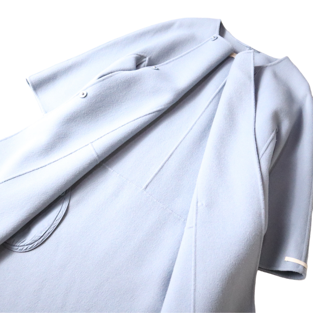 最高級】MaxMara クチートアマーノ ダブルフェイス ノーカラーコート