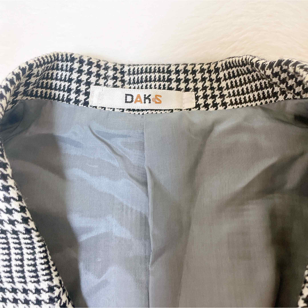 DAKS - 【美品】DAKS ダックス ツーピース セットアップ スーツ 千鳥格