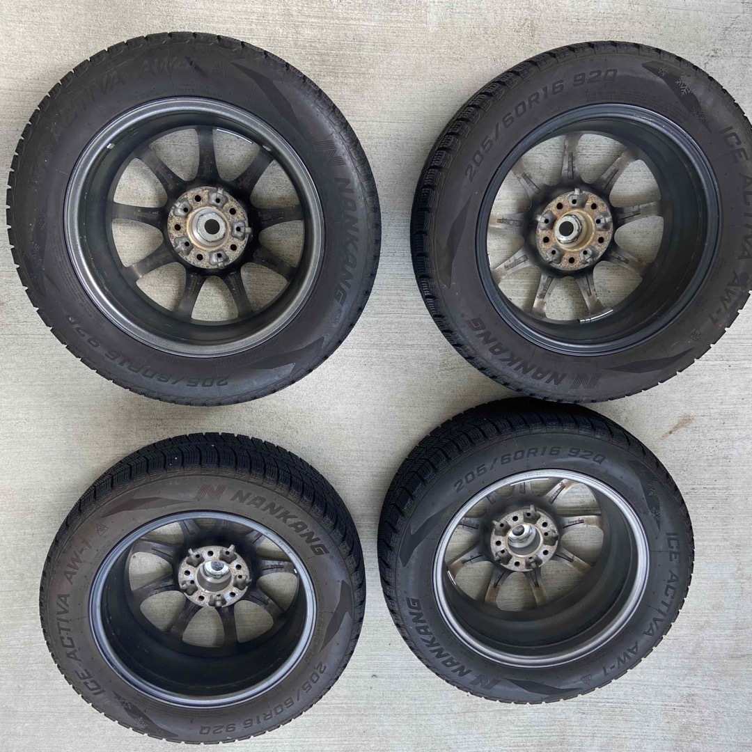 ナンカン - スタッドレスタイヤホイールセット 205/60R16 ミニバンの