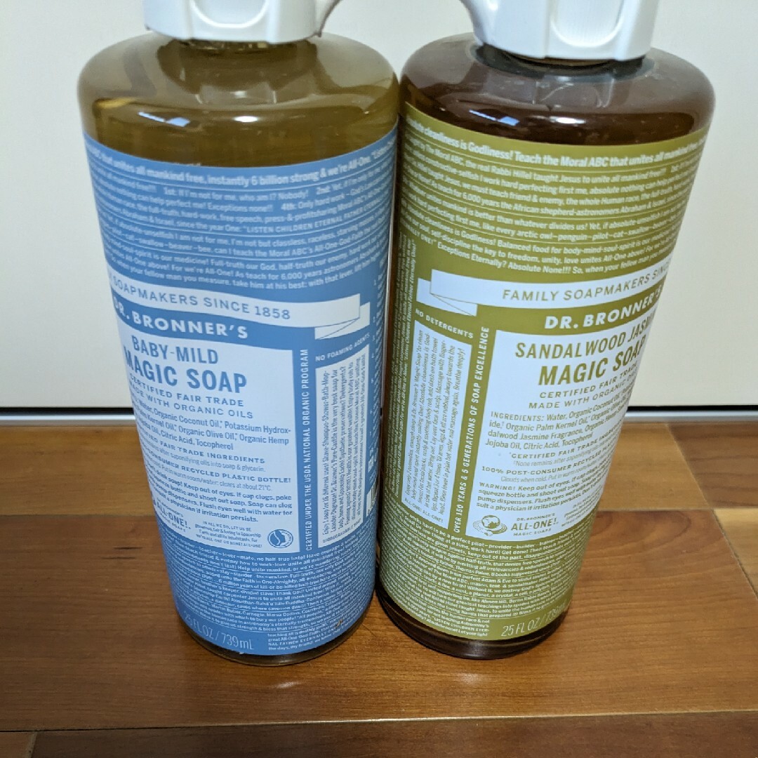 Dr.Bronner(ドクターブロナー)のドクターブロナーマジックソープ 739ml コスメ/美容のボディケア(ボディソープ/石鹸)の商品写真