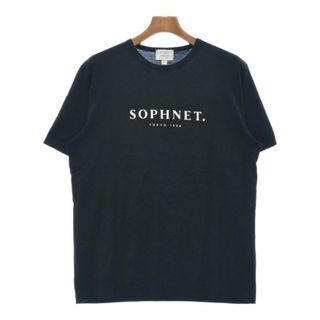 ソフネット(SOPHNET.)のSOPHNET. ソフネット Tシャツ・カットソー L 黒x白 【古着】【中古】(Tシャツ/カットソー(半袖/袖なし))