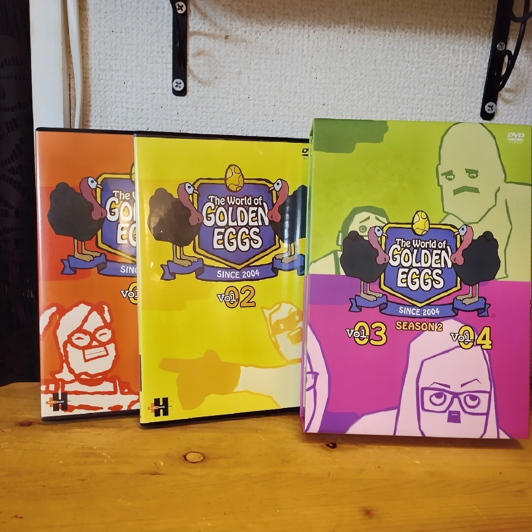 爆笑 DVD The World of GOLDEN EGGS Vol.01～4シュール