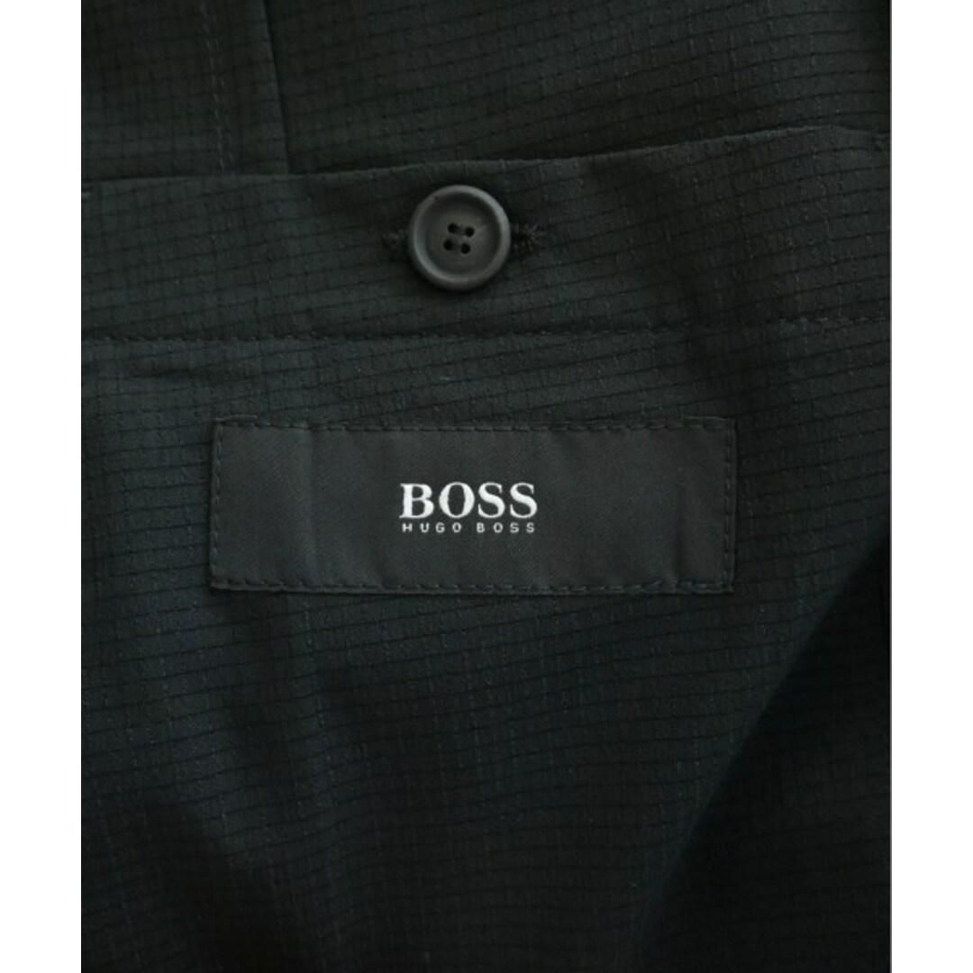 HUGO BOSS(ヒューゴボス)のHUGO BOSS ヒューゴボス カジュアルジャケット 44(S位) 黒 【古着】【中古】 メンズのジャケット/アウター(テーラードジャケット)の商品写真