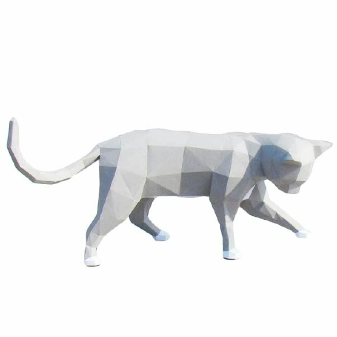Viridii ペーパークラフト 猫 ネコ 遊ぶ猫 歩く猫 動物 ペーパーアート