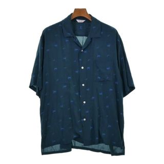 WELLDER ウェルダー カジュアルシャツ 5(XL位) 青緑系等(総柄) 【古着】-