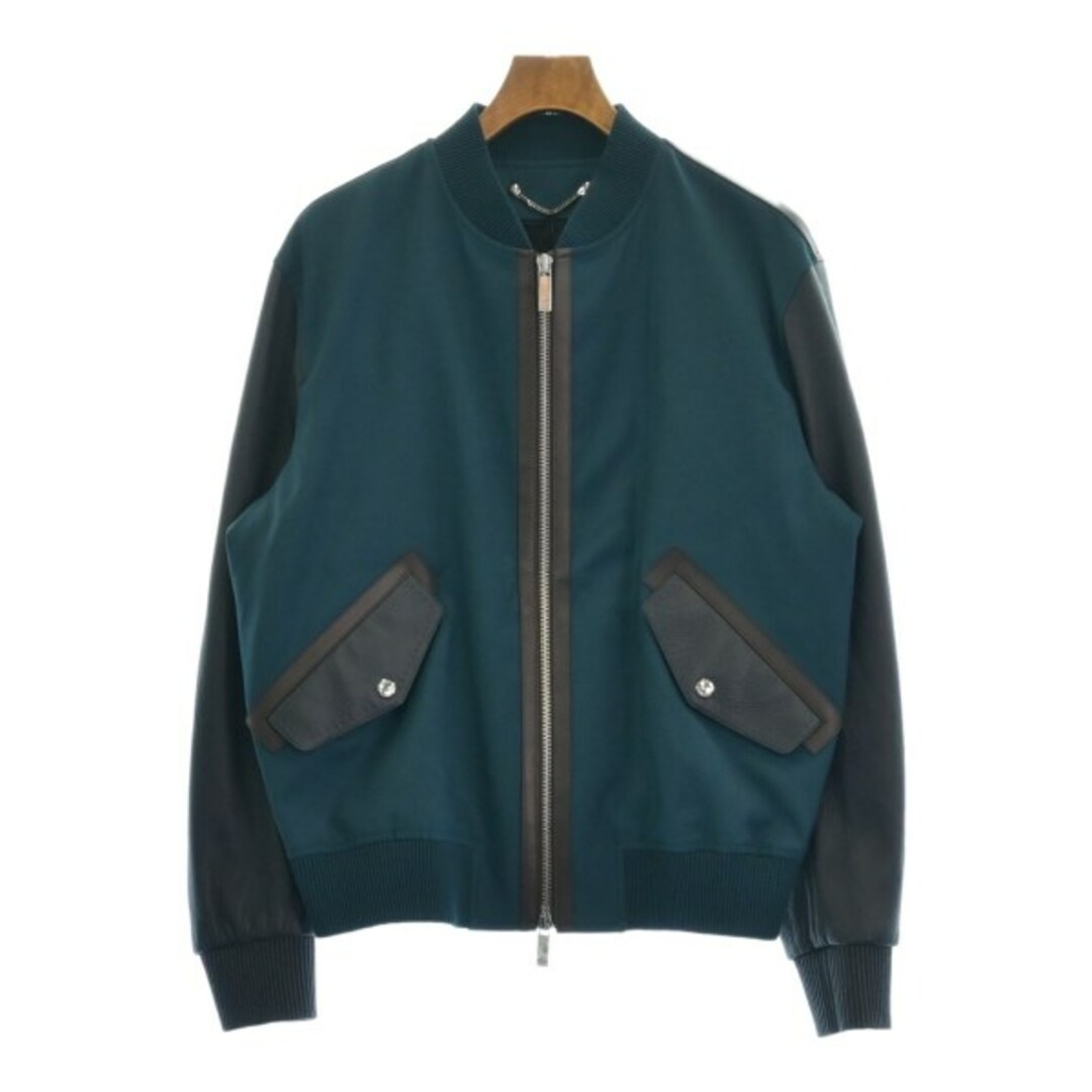 BERLUTI - Berluti ベルルッティ ブルゾン 48(L位) 青緑x紺 BERLUTI - Berluti ベルルッティ ブルゾン 48(L位) 青緑x紺