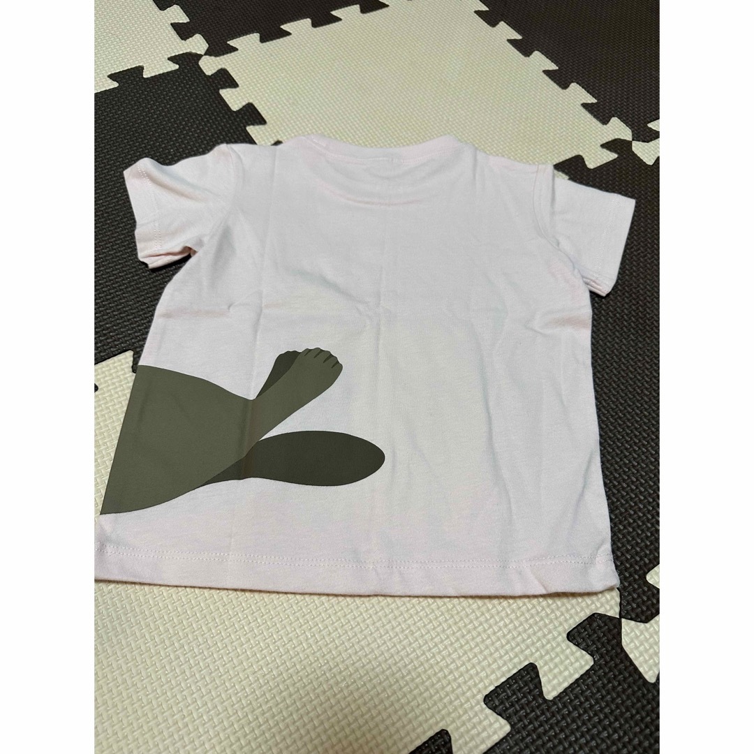 MUJI (無印良品)(ムジルシリョウヒン)の無印良品ラッコＴシャツ キッズ/ベビー/マタニティのキッズ服女の子用(90cm~)(Tシャツ/カットソー)の商品写真