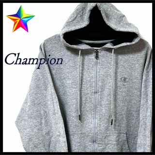 チャンピオン(Champion)のチャンピオン  フルジップパーカー  ワインレッド  古着  お洒落✨(パーカー)