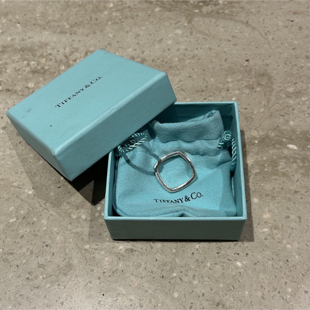 Tiffany ティファニー スクエアリング 9号 フランクゲーリー-