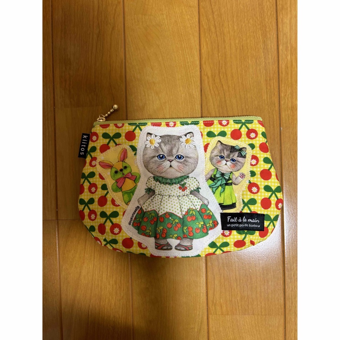 ハンドメイド コヤンイサムチョン ダーツ入りポーチ16-