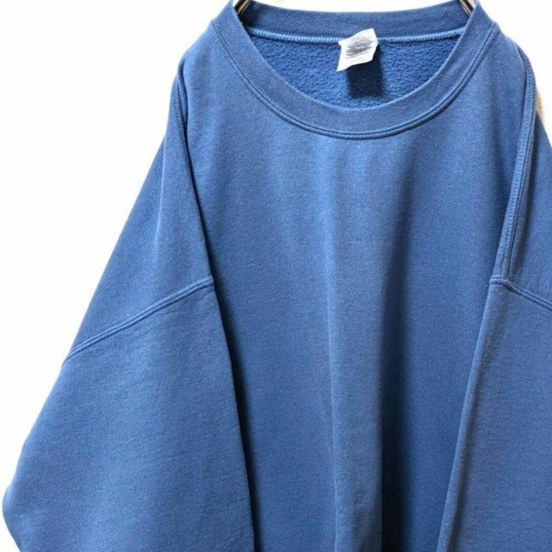 ギルダン 無地 スウェット くすみブルー青 2XL プレーン海外古着の通販 by aki's shop｜ラクマ