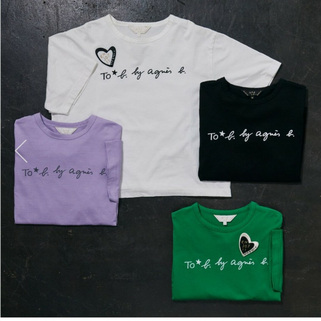 agnes b.(アニエスベー)のアニエスベー　新作　新品　tシャツ　緑 38 ギフト梱包 レディースのトップス(Tシャツ(半袖/袖なし))の商品写真