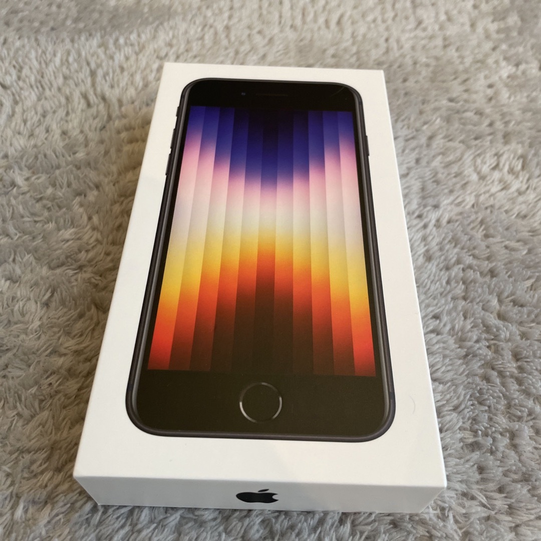 アップル iPhoneSE 第3世代 64GB ミッドナイト - スマートフォン本体