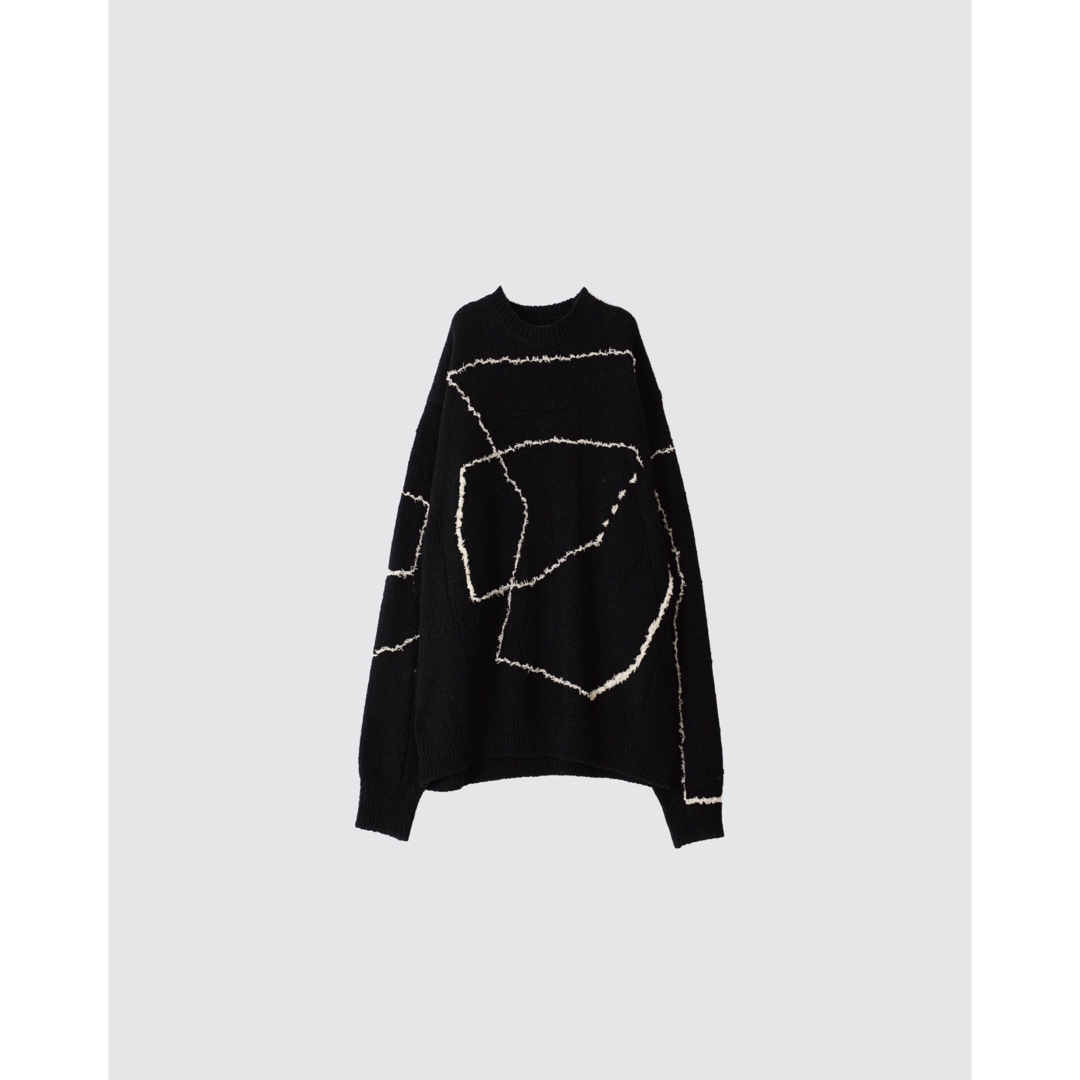 YOKE 23AW continuous line embroidery