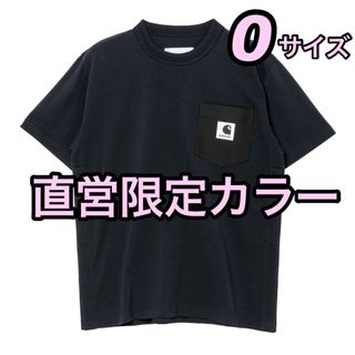 サカイ(sacai)のsacai × Carhartt Tシャツ サカイ カーハート ネイビー 紺(Tシャツ(半袖/袖なし))