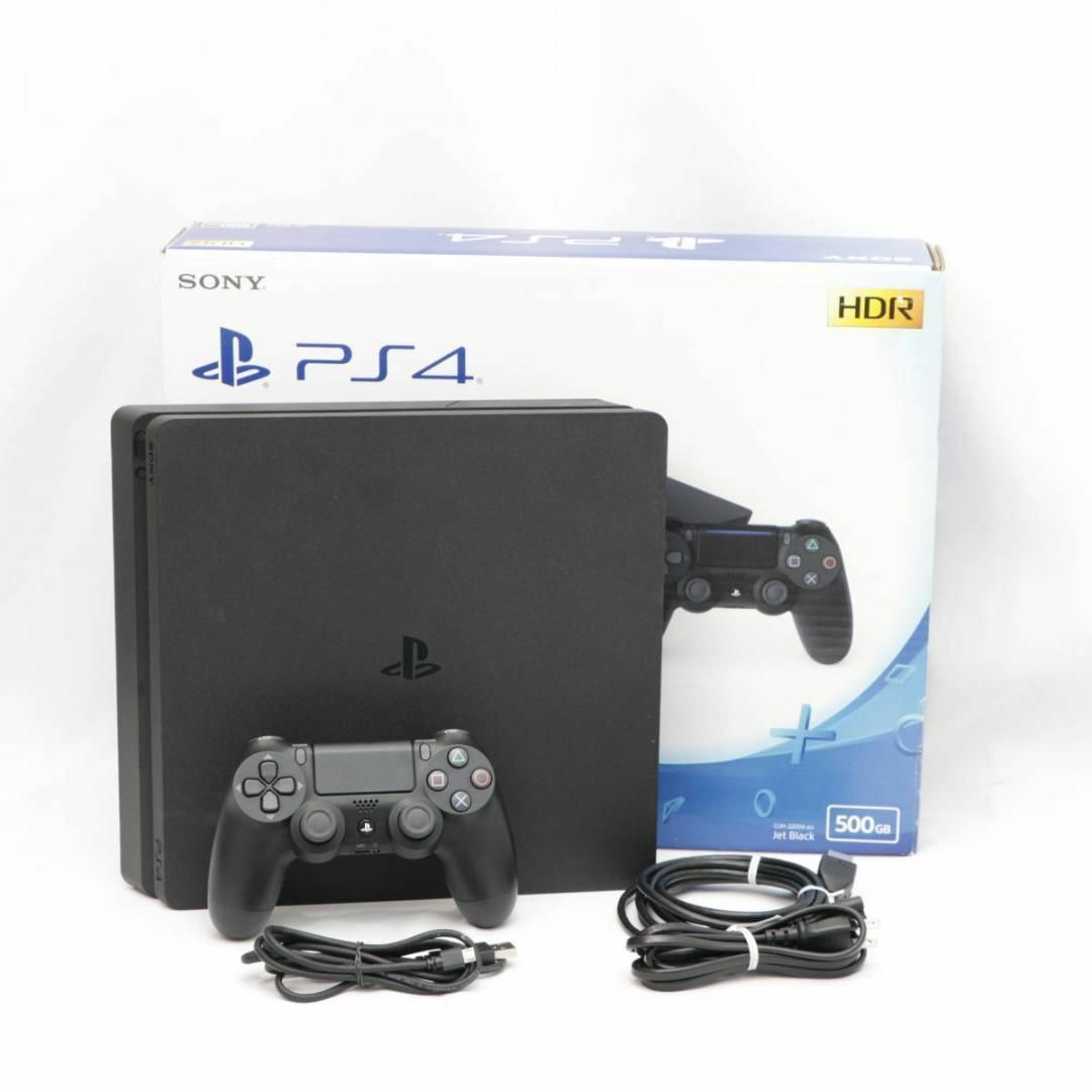 ホワイトSONY PS4 本体 ジェットブラック CUH-2200 500GB