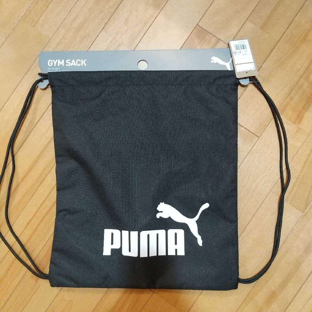 PUMA(プーマ)の黒色　プーマ　 ナップサック フェイズジムサック メンズのバッグ(バッグパック/リュック)の商品写真