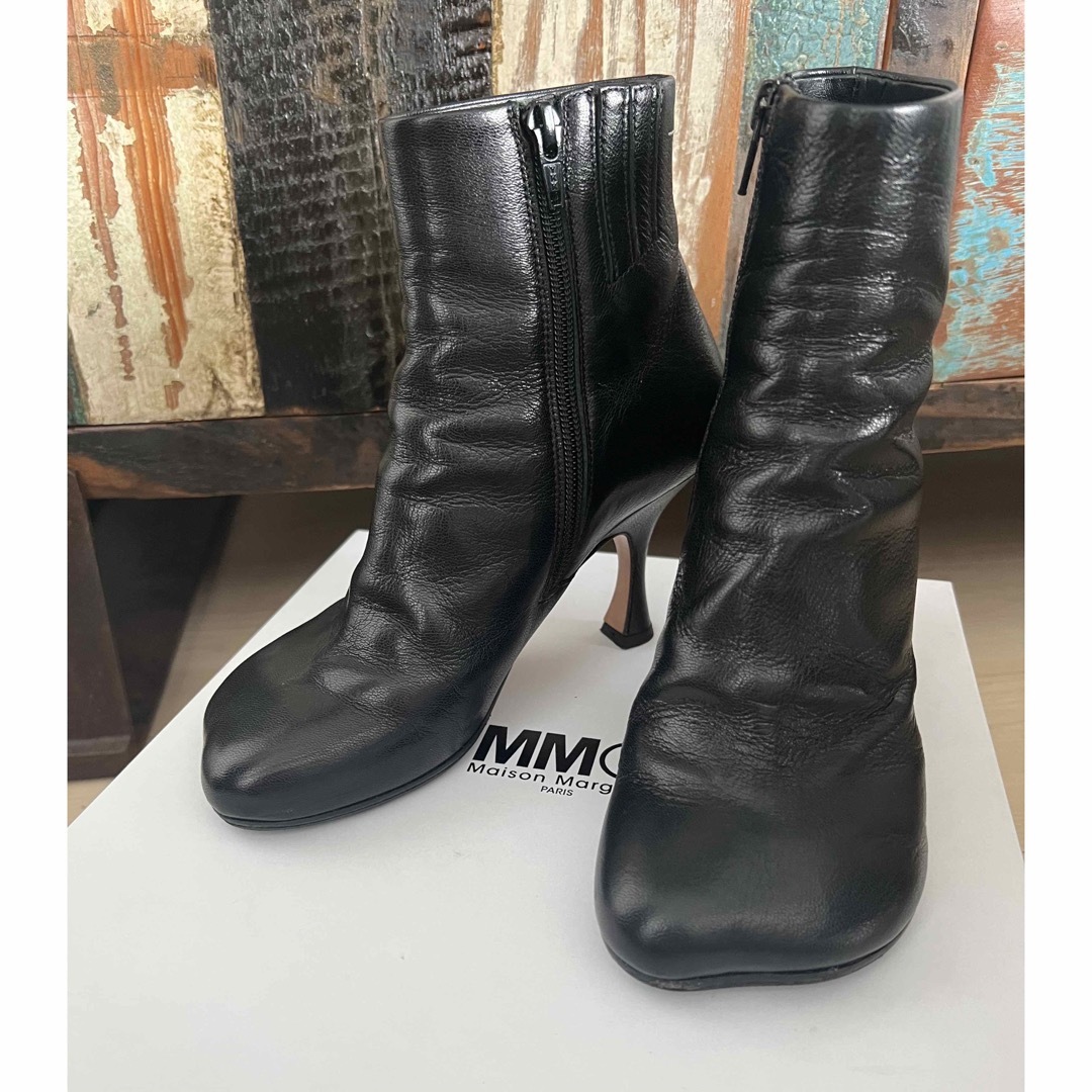 値下げ　レアH\u0026M Maison Martin Margiela レザー ブーツ