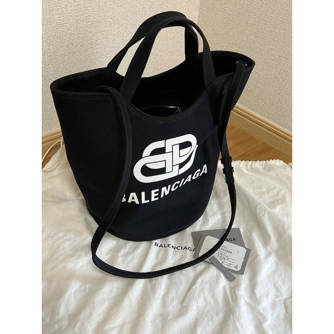 Balenciaga - バレンシアガ 美品 ウェーブ 2way ハンドバッグ バケツ型