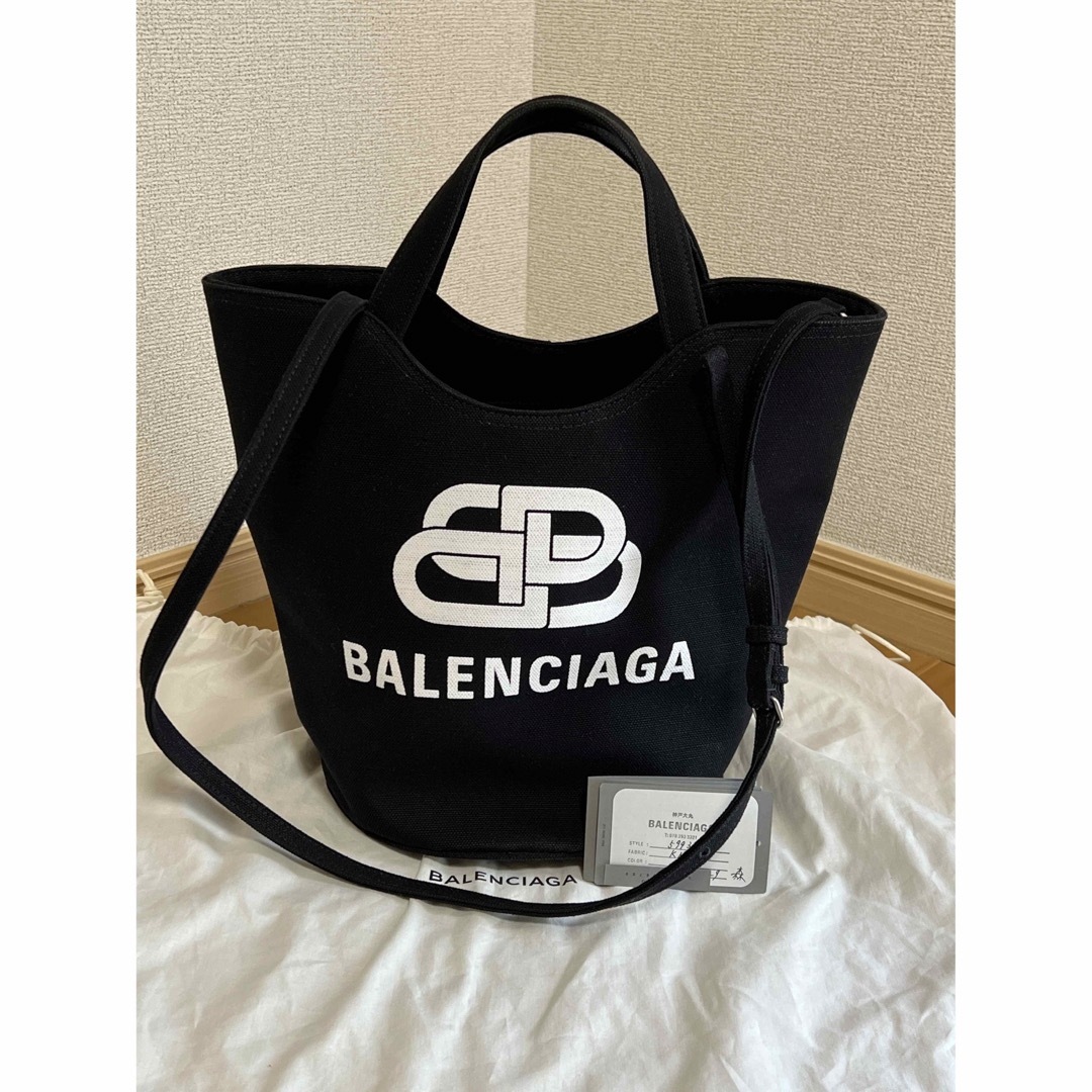 Balenciaga - バレンシアガ 美品 ウェーブ 2way ハンドバッグ バケツ型