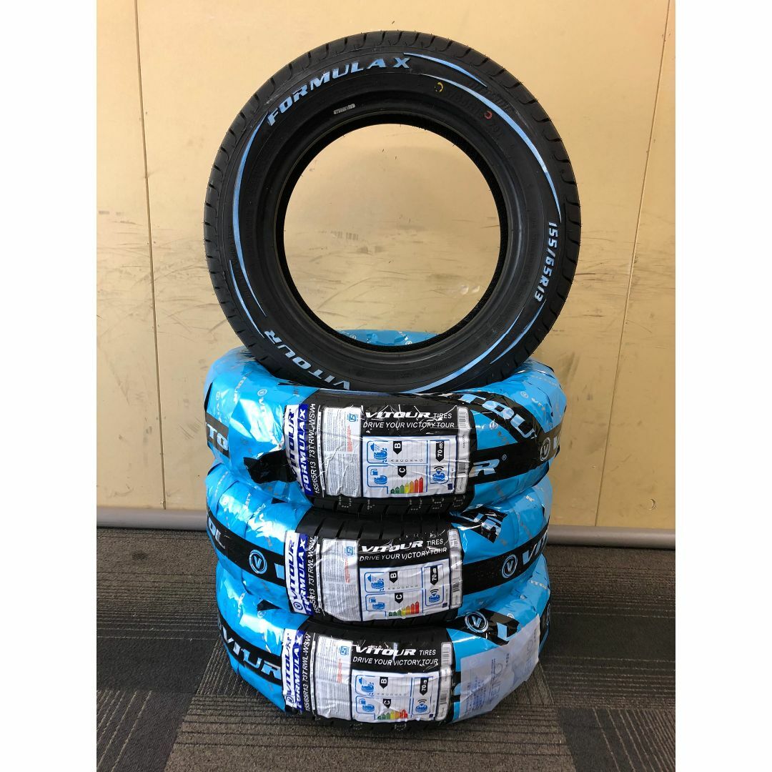 155/65R13 ホワイトレター タイヤ 4本セット 送料無料!13インチ | フリマアプリ ラクマ