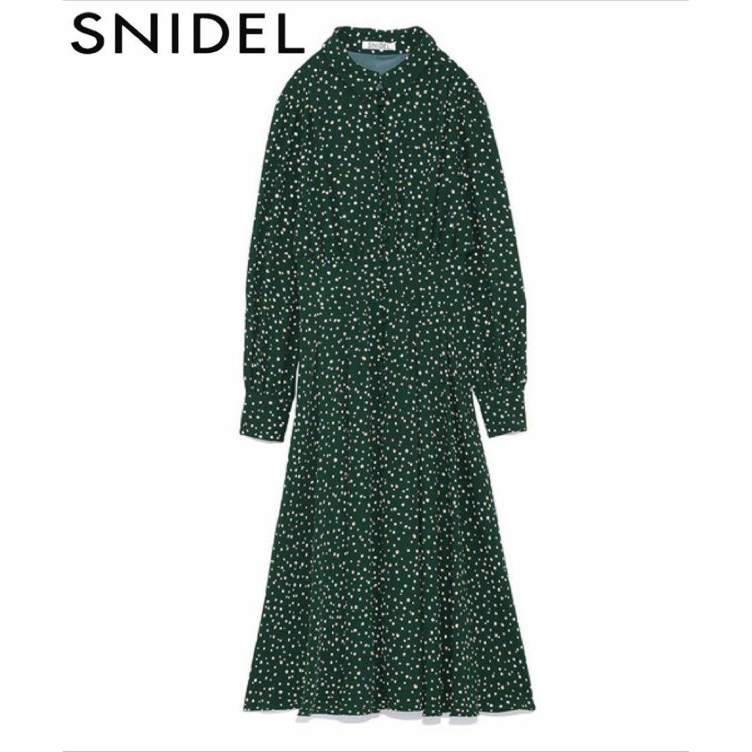 snidel レディシャツロングワンピース スナイデル