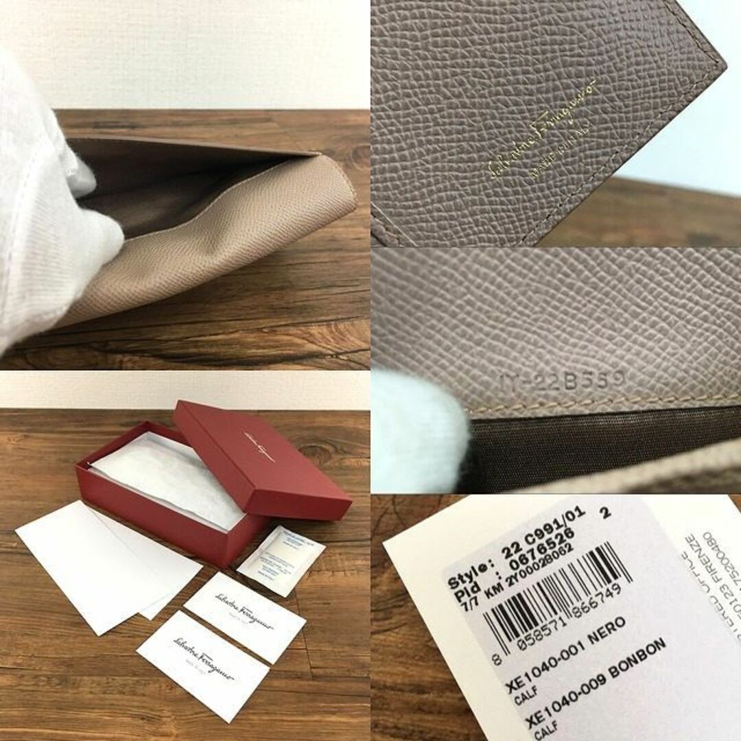 Salvatore Ferragamo(サルヴァトーレフェラガモ)の美品 Salvatore Ferragamo 長財布 ヴァラ 145 レディースのファッション小物(財布)の商品写真