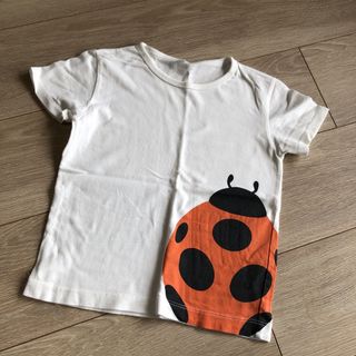 ムジルシリョウヒン(MUJI (無印良品))の無印　半袖　てんとう虫　100(Tシャツ/カットソー)