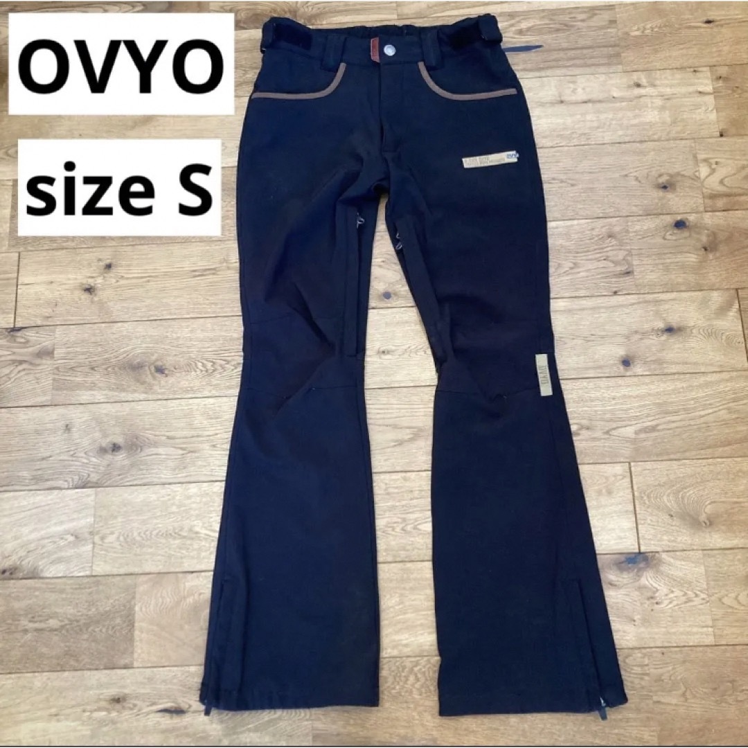 送料込み　OVYO オビヨ ボードパンツ　スキー　ブーツカット　ブラック　S