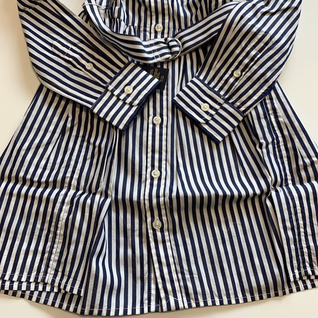 Ralph Lauren - 【新品】ラルフローレン ストライプ シャツ ワンピース ...