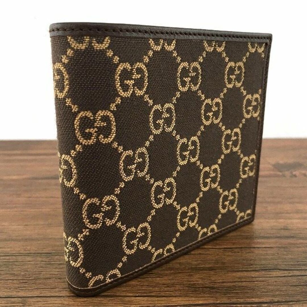 Gucci - 極美品 GUCCI 二つ折り財布 GGキャンバス 132の通販 by old