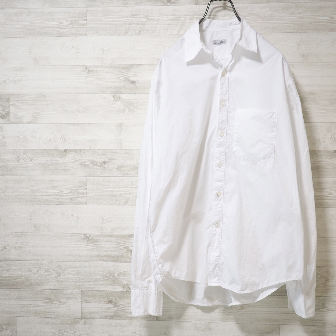 STEVEN ALAN HI/CNT Twill R/S Shirt-Wht/M