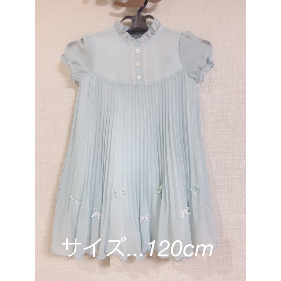 女の子 ワンピース 卒園式 入学式 ドレス 120cm キッズ/ベビー/マタニティのキッズ服女の子用(90cm~)(ワンピース)の商品写真