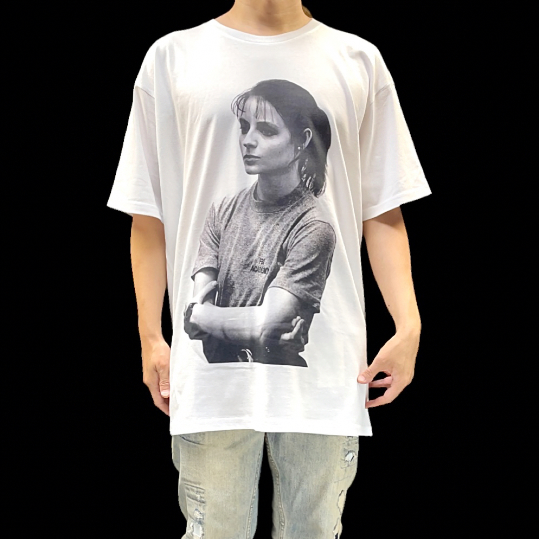 新品 ビッグプリント 羊たちの沈黙 クラリス ジョディフォスター 大きいTシャツ メンズのトップス(Tシャツ/カットソー(半袖/袖なし))の商品写真