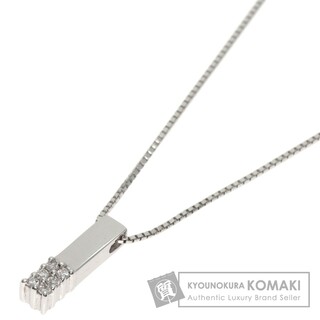 ヴァンドームアオヤマ(Vendome Aoyama)のVANDOME ダイヤモンド ネックレス K18WG レディース(ネックレス)