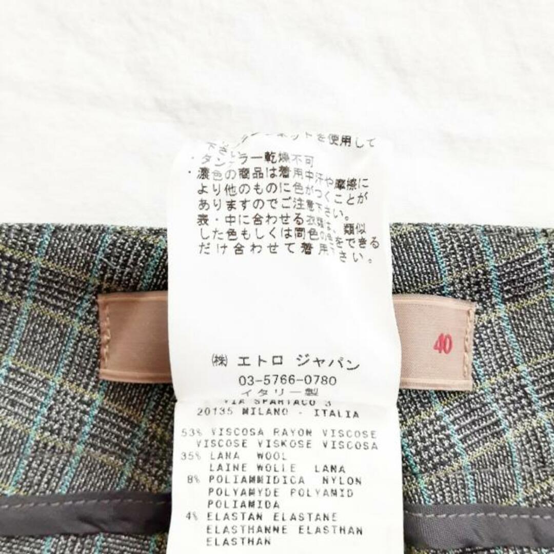 ETRO - エトロ パンツ サイズ40 M レディース美品 の通販 by ブラン