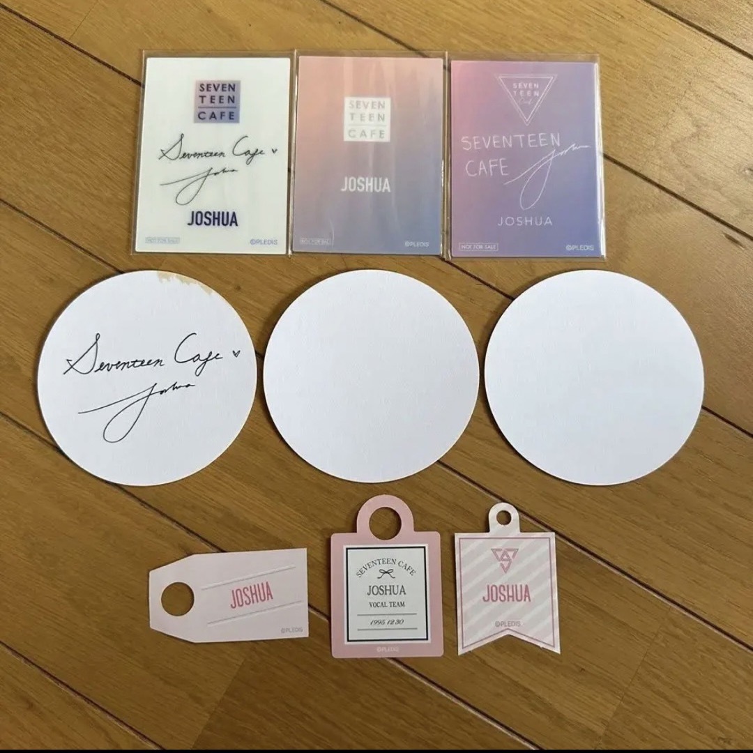 SEVENTEEN(セブンティーン)のジョシュア カフェ トレカ コースター 2018 2019  SEVENTEEN エンタメ/ホビーのCD(K-POP/アジア)の商品写真