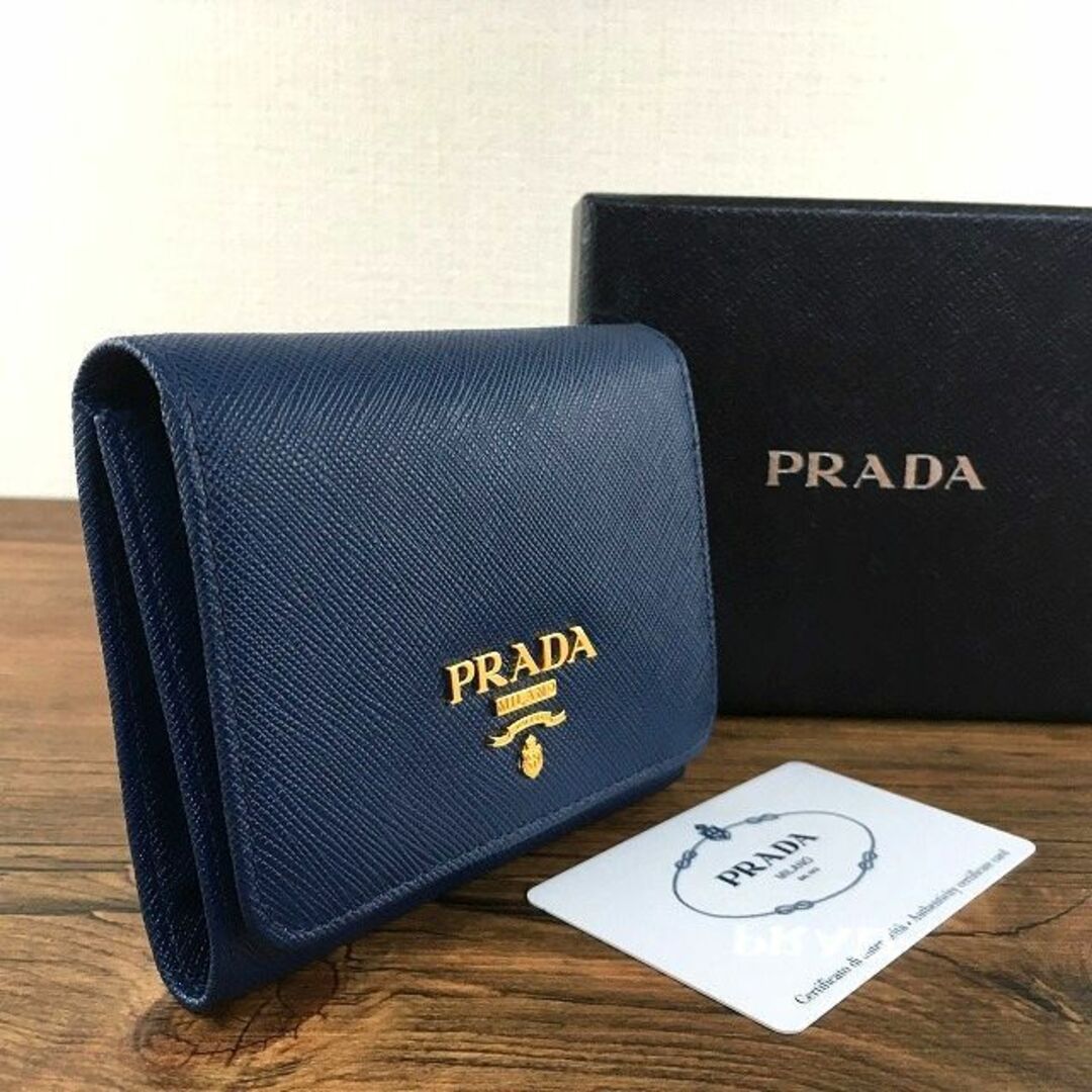 未使用品 PRADA コンパクトウォレット 1MH176 176