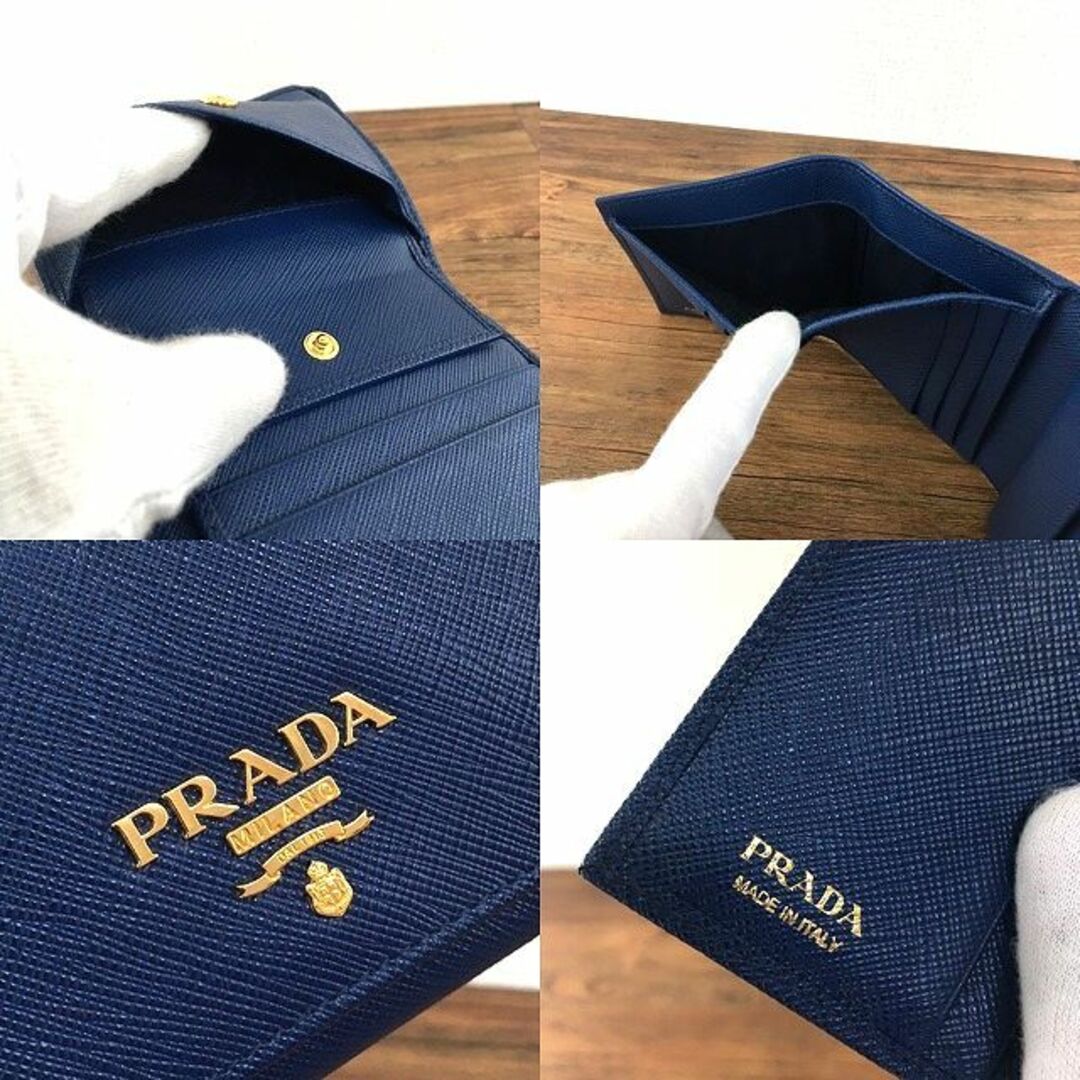 未使用品 PRADA コンパクトウォレット 1MH176 176