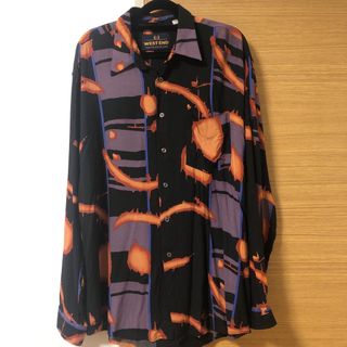 柄シャツ 長袖 メンズ(シャツ)