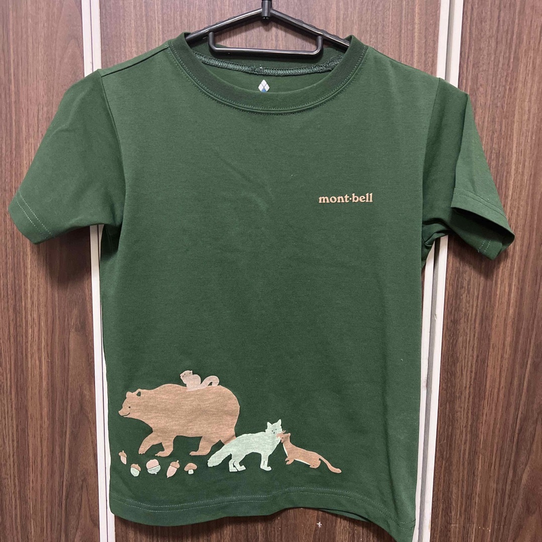 mont bell(モンベル)の【montbell】動物Tシャツ 130cm キッズ/ベビー/マタニティのキッズ服男の子用(90cm~)(Tシャツ/カットソー)の商品写真