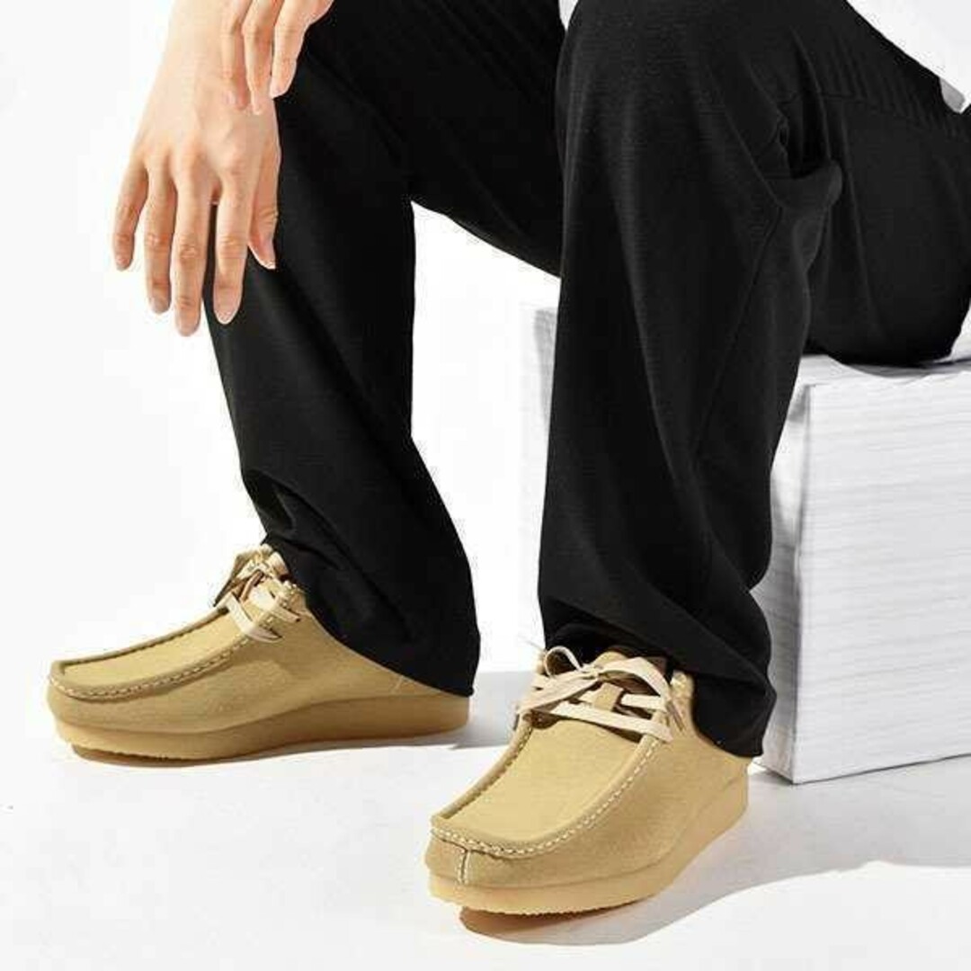 新品送料無料 超人気 クラークス系 ワラビーブーツ ローカット メンズの靴/シューズ(ブーツ)の商品写真