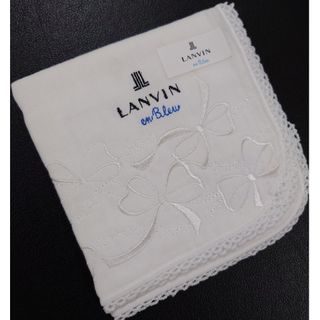 ランバンオンブルー(LANVIN en Bleu)のLANVIN en Bleu ランバン オン ブルー タオルハンカチ(ハンカチ)