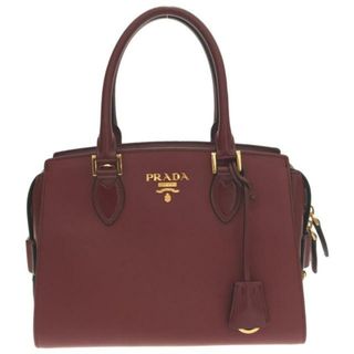 プラダ(PRADA)のプラダ ハンドバッグ ロゴ 1BA164 ボルドー(ハンドバッグ)