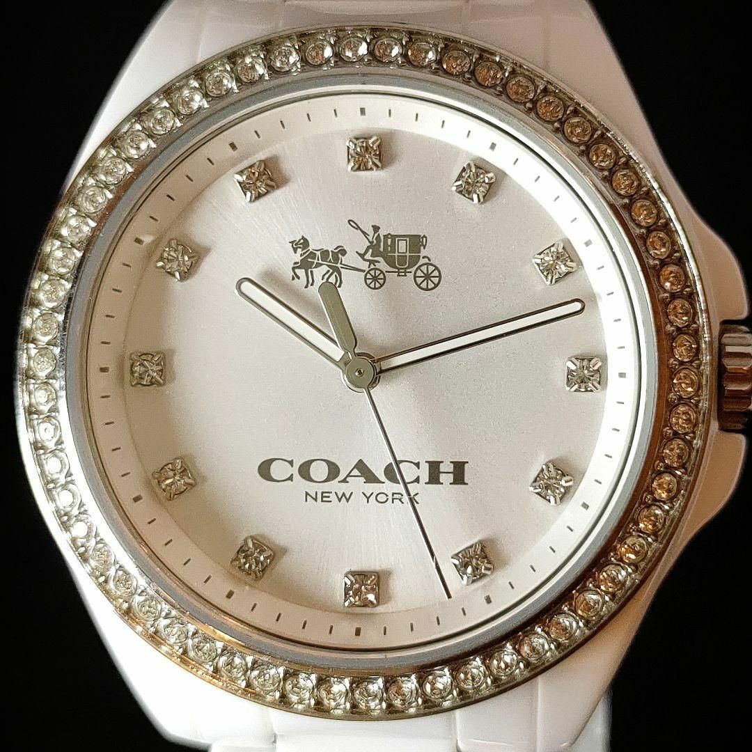【COACH】コーチ/レディース腕時計/かわいい/ホワイト/