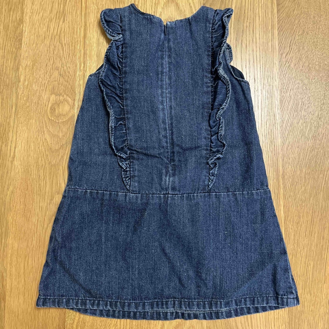 babyGAP(ベビーギャップ)の【90cm】Baby GAP デニムワンピース キッズ/ベビー/マタニティのキッズ服女の子用(90cm~)(ワンピース)の商品写真