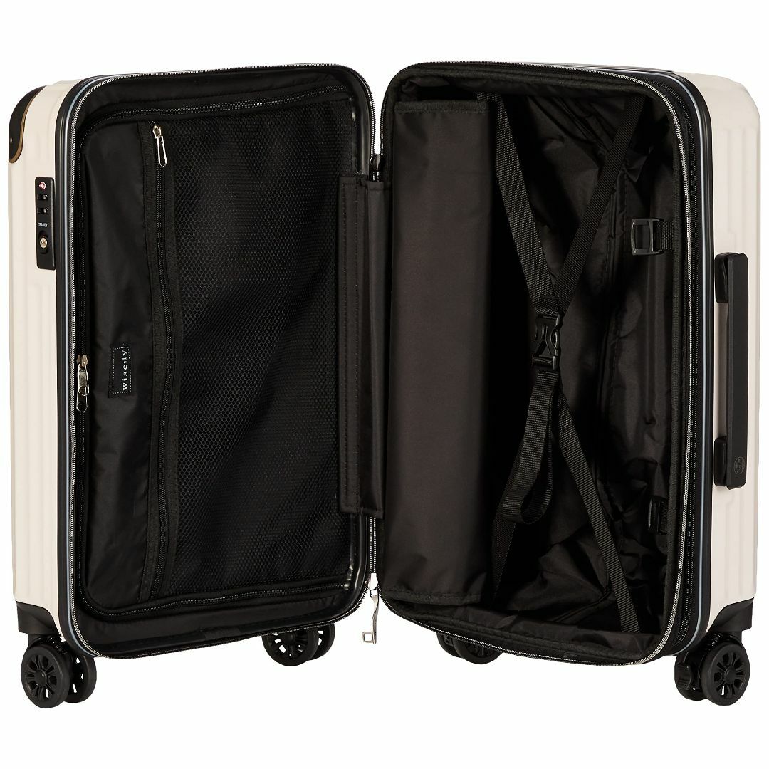 [ワイズリー] スーツケース 超軽量 ショック吸収・ストッパー機能双輪キャスター