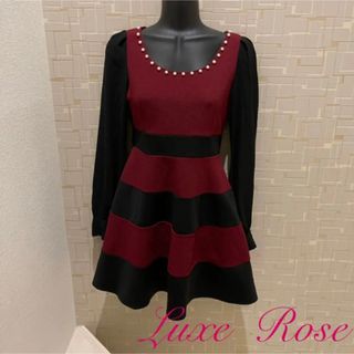 リュクスローズ(Luxe Rose)のLuxe Rose／フレアワンピース(ミニワンピース)