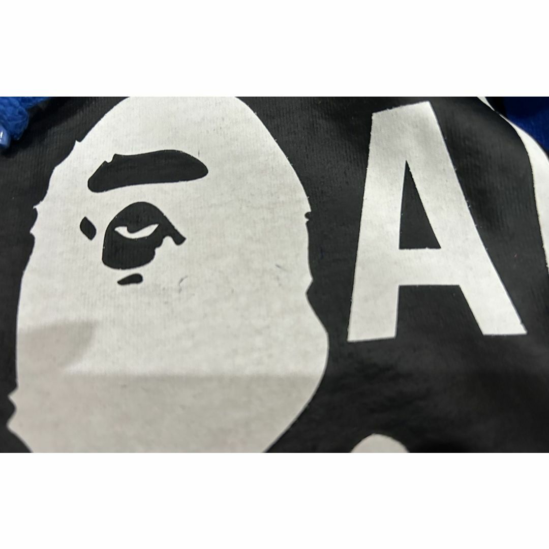 ＊A BATHING APE PIRATE プリント プルオーバーパーカー L