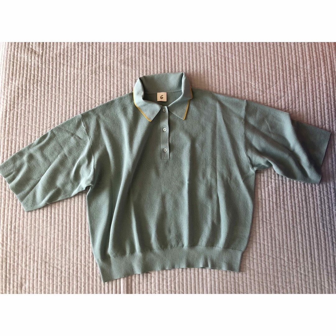 6 (ROKU) - ＜6(ROKU)＞COTTON NYLON COLLAR KNIT/ニットの通販 by m